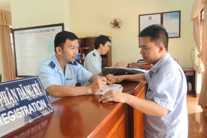 Thời gian trung bình từ khi doanh nghiệp đăng ký tờ khai đến khi quyết định thông quan đối với hàng xuất khẩu chỉ còn 6 giờ 58 phút 55 giây (Ảnh minh hoạ) 
