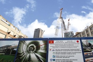 Nhà ga trung tâm của các tuyến đường sắt đô thị TP.HCM. Ảnh: Lê Toàn