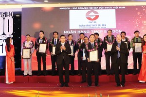 Năm 2015, SCB được trao tặng nhiều giải thưởng trong nước và quốc tế