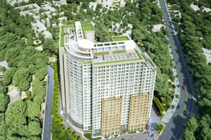 Phối cảnh dự án khu nhà ở hỗn hợp tại số 440 - phố Vĩnh Hưng