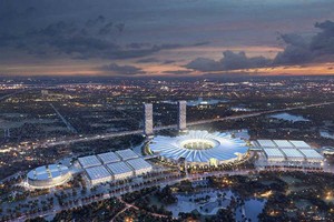 Trung tâm hội chợ triển lãm Quốc gia - Quốc tế là một trong các dự án trọng điểm được ưu tiên đầu tư theo Quy hoạch xây dựng Vùng thủ đô