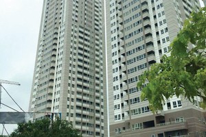 Dự án CT1 vẫn chưa được đấu nối điện, nước. Ảnh: Việt Dương