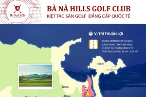 [infoGraphics] Tuyệt tác sân golf đẳng cấp quốc tế đầu tiên tại Bà Nà