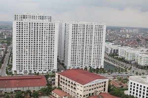 Các dự án cao cấp tại Hà Nội như Vinhomes Times City có thanh khoản rất tốt và hiện không còn nhiều hàng. Ảnh: Đức Thanh