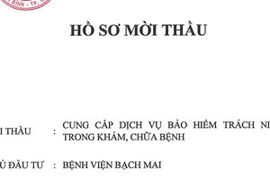 Hồ sơ mời thầu của Bệnh viện Bạch Mai