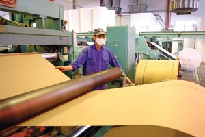 Công nghiệp giấy chủ yếu xả thải xút, nên có thể ảnh hưởng tiêu cực tới môi trường nuôi trồng thủy sản. Ảnh: Đức Thanh