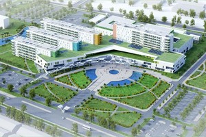 Phối cảnh Dự án Bệnh viện Bạch Mai cơ sở 2