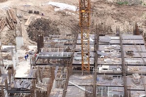 Phần tầng hầm của dự án Tứ Hiệp Plaza đã được hoàn tất