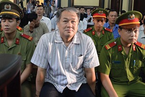 Bị cáo Phạm Công Danh tại phiên tòa đang diễn ra