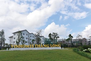 Dự án Vinhomes Thăng Long đang hâm nóng thị trường bất động sản khu vực Nam An Khánh. Ảnh: Dũng Minh