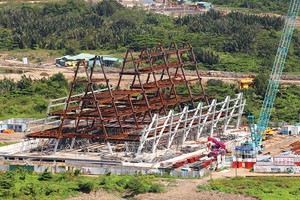 Gần như 100% chủ đầu tư khi triển khai dự án bất động sản đều vay vốn ngân hàng. Ảnh: Lê Toàn