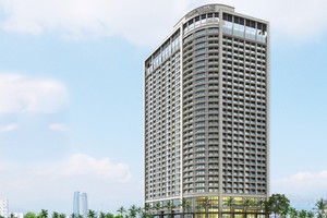 Phối cảnh tổng thể Dự án Four Points by Sheraton & Luxury Apartment