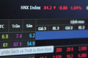 Trong vòng 1 năm qua, có tới 93 mã chứng khoán niêm yết trên 2 Sở GDCK có khối lượng giao dịch bình quân dưới 1.000 CP/phiên