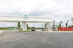 Thị trường bất động sản Long An thời gian qua xuất hiện nhiều dự án có tổng vốn đầu tư lên tới cả trăm triệu USD. Ảnh: Gia Huy