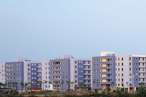 Dự án Chung cư Thanh Hà Cenco 5 Land (Hà Đông) có giá khoảng 10 triệu đồng/m2 lúc mở bán. Ảnh: Dũng Minh