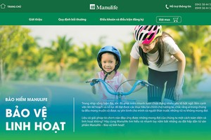 Manulife Việt Nam đã trình làng trang web bảo hiểm trực tuyến (e-commerce) sau gần 1 năm xây dựng