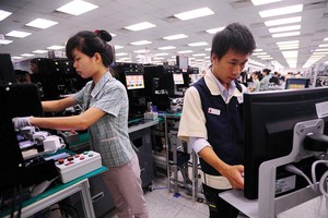 Nhà máy của Samsung tại Thái Nguyên đã trở thành một cứ điểm sản xuất lớn của hãng này trên toàn cầu. Ảnh: Đ.T