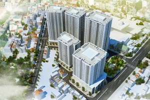 Dự án New Horizon City theo hợp đồng có màu trắng mặt ngoài