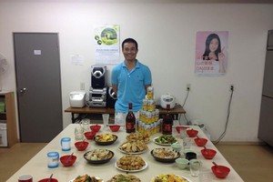 Khâu hậu cần cho tiệc chào năm mới đã hoàn thành