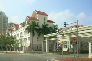 Khung cảnh vắng vẻ tại Dự án Khu đô thị Splendora – Bắc An Khánh giai đoạn I. Ảnh: H.Q