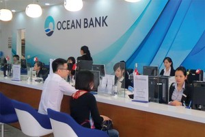 OceanBank, một trong 3 ngân hàng yếu kém bị mua lại với giá 0 đồng. Ảnh: Chí Cường