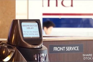 Robot HOSPI của Panasonic  có thể hiểu được yêu cầu của khách hàng