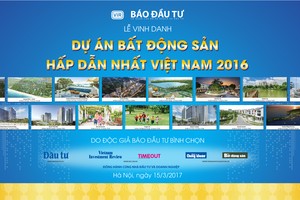 Vinh danh dự án bất động sản hấp dẫn nhất Việt Nam