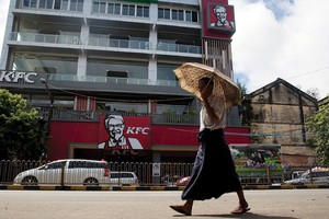 Sau KFC, nhiều thương hiệu từ châu Á và phương Tây đã "mọc lên" tại Yangon