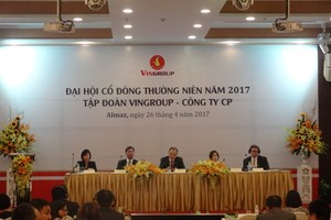 Cuộc họp Đại hội đồng cổ đông Vingroup diễn ra hôm 26/4