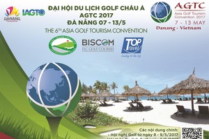 Đại hội Du lịch Golf Châu Á sẽ diễn ra từ ngày 7 đến 13/5