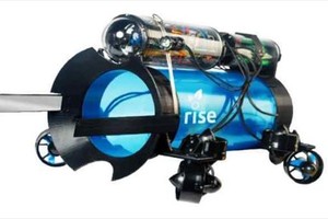 Robot bắt cá dưới đáy biển