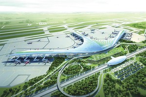 Phương án kiến trúc nhà ga hành khách Long Thành 07 lấy ý tưởng từ hình ảnh dừa nước, một đặc trưng văn hóa đồng quê, sông nước của Việt Nam.