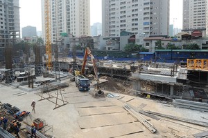 Theo quy định, dự án nhà ở hình thành trong tương lai muốn mở bán phải có bảo lãnh của ngân hàng. Ảnh: Dũng Minh 