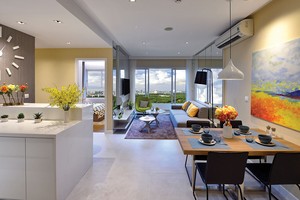 Nội thất căn hộ mẫu Dragon Hill 2