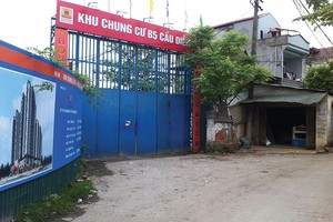 Dự án B5 Cầu Diễn được thi công cọc nhồi tại một góc rồi bị bỏ hoang từ năm 2010  cho tới nay