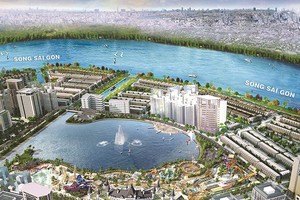 Khu đô thị Vạn Phúc là dự án nhà phố thương mại, biệt thự phố tổng hòa được giá trị đầu tư sinh lợi và không gian an cư xanh mát. 