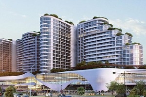 Phối cảnh trung tâm thương mại phức hợp lớn nhất tại khu vực Quận Thủ Đức và toàn phía Đông Bắc thành phố