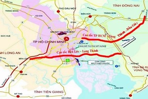 Theo quy hoạch 2 tuyến cao tốc Tp.HCM – Long Thành – Dầu Giây và Bến Lức – Long Thành sẽ kết nối thông qua tuyến cao tốc Biên Hòa - Vũng Tàu.