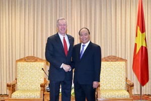 Thủ tướng Nguyễn Xuân Phúc tiếp Đại sứ Hoa Kỳ tại Việt Nam Ted Osius