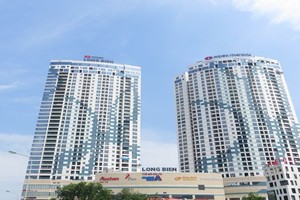 Doanh nghiệp đầu tư phân khúc chung cư đã quan tâm đến các dịch vụ tiện ích để thu hút khách hàng. Trong ảnh: Chung cư Mipec Reverside Long Biên (Hà Nội).