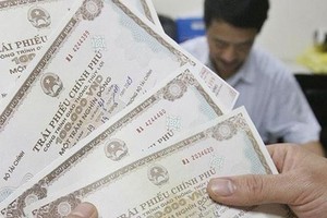 Lãi suất huy động trái phiếu chính phủ giảm
