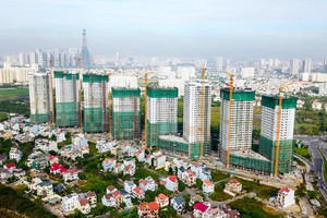 Một dự án quy mô 1.800 căn được bàn giao cuốn chiếu trong năm 2018. Ảnh: H.T