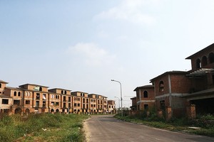 Tình trạng đìu hiu tại dự án Nam An Khánh của Sudico 
đã kéo dài nhiều năm nay