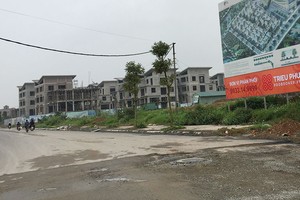 Biệt thự tại Khai Sơn Hill Long Biên xây dựng khi chưa đủ hồ sơ pháp lý