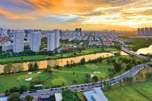 Thị trường bất động sản khu Nam TP.HCM có nhiều dấu hiệu tăng trưởng trở lại. Ảnh: Gia Huy