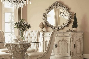 Gương vừa là vật trang trí, vừa giúp nhân đôi yếu tố tốt trong phong thủy