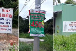 “Cảnh báo đỏ” sốt đất nền