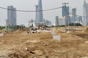 9 khu đất “vàng” tại Thủ Thiêm đang đợi đấu giá. 