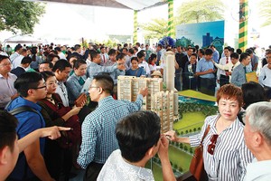 Rất khó có khả năng xảy ra bong bóng bất động sản trong năm 2018 là rất ít. Ảnh: Lê Toàn