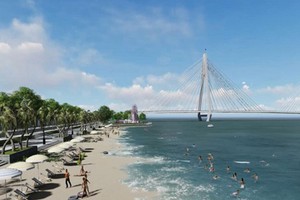 Dự án King Bay được chủ đầu tư “vẽ” nên khung cảnh tuyệt đẹp, khác xa thực tế.